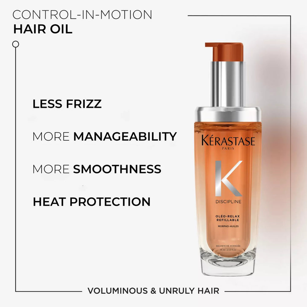 DISCIPLINE L'HUILE OLEO-RELAX REFILLABLE HAIR OIL