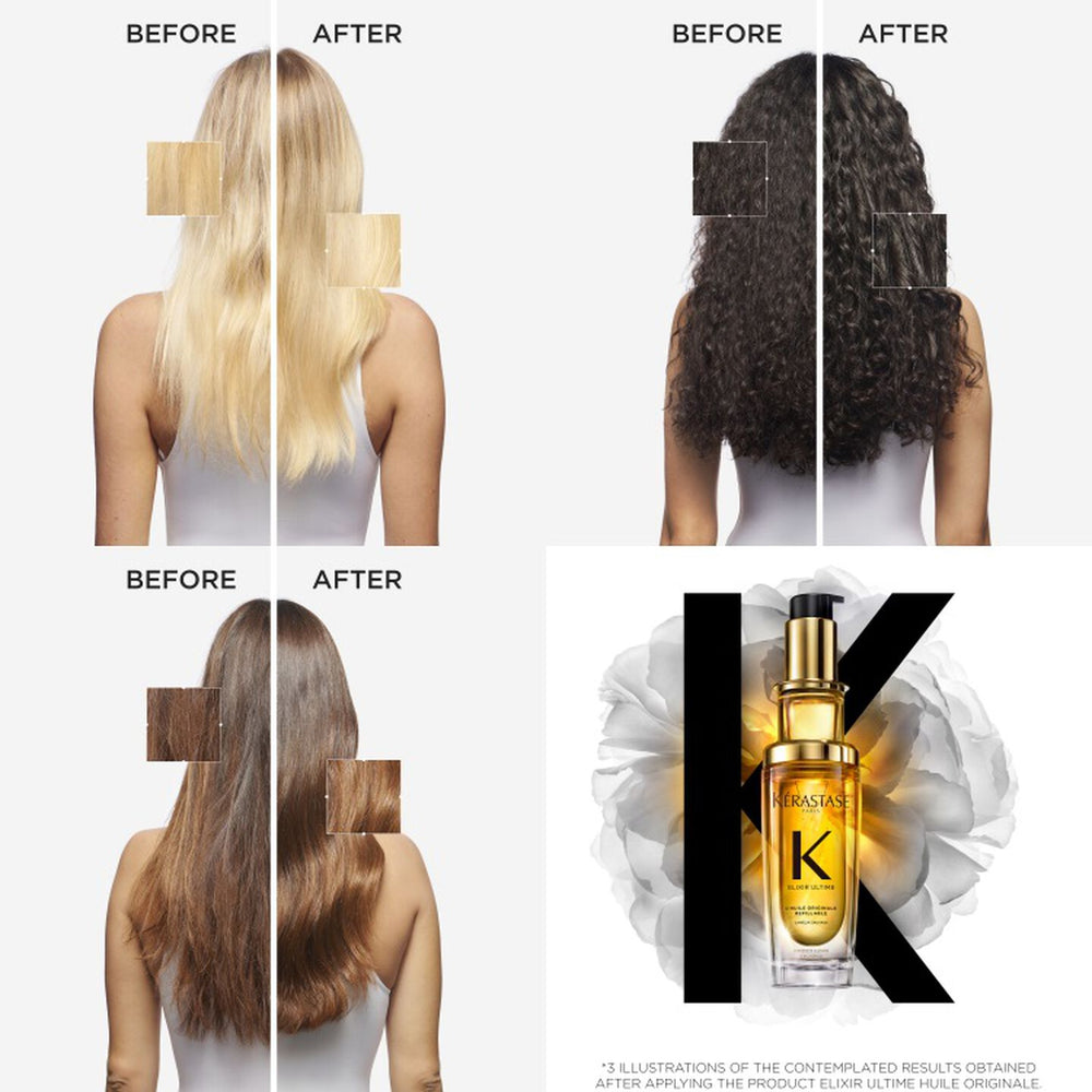 ELIXIR ULTIME L'HUILE ORIGINALE REFILLABLE HAIR OIL